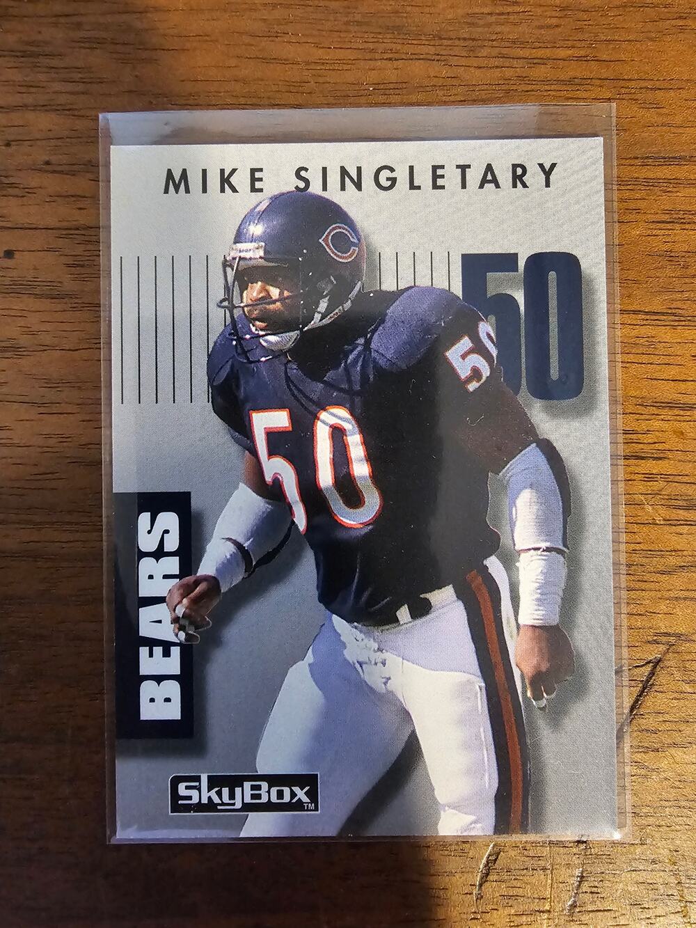 Mike Singletary 1992 Skybox Primetime #85 - Chicago Bears - NFL - Freshly Opened